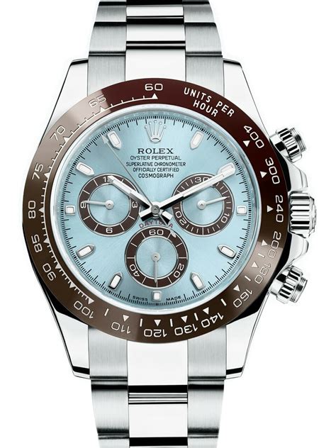 Rolex Oyster Perpetual Cosmograph Daytona Ice Blue Dial  .